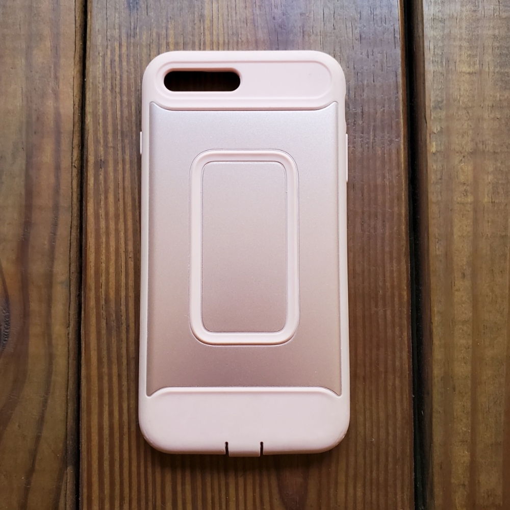 Iphone 8 plus blush pink phone case by Youmaker